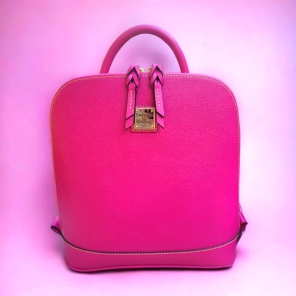 Dooney & Bourke Handbags - Dooney & Bourke Barbie Pink NWOT Saffano Pod zip backpack
